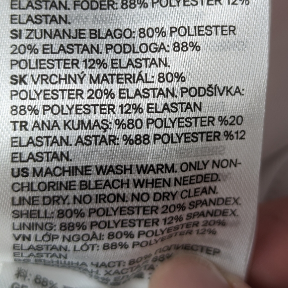 H & M stripe swim suit sz 12 NEW - Picture 4 of 9